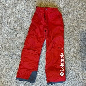 Columbia Kids Red Snow Pants